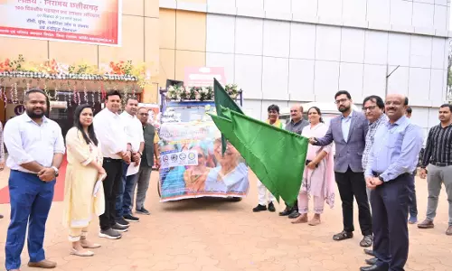 विधायक सिन्हा ने निक्षय निरामय छत्तीसगढ़ प्रचार रथ को हरी झंडी दिखाकर अभियान का किया शुभारंभ