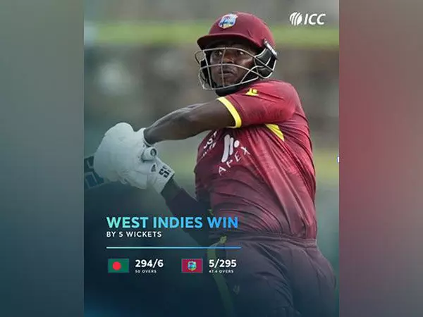 West Indies ने पहले वनडे में बांग्लादेश को 5 विकेट से हराया