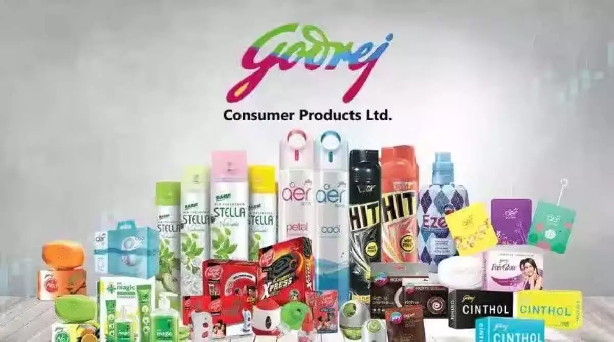 Godrej Consumer Products शेयर की कीमत में -8.77% कम