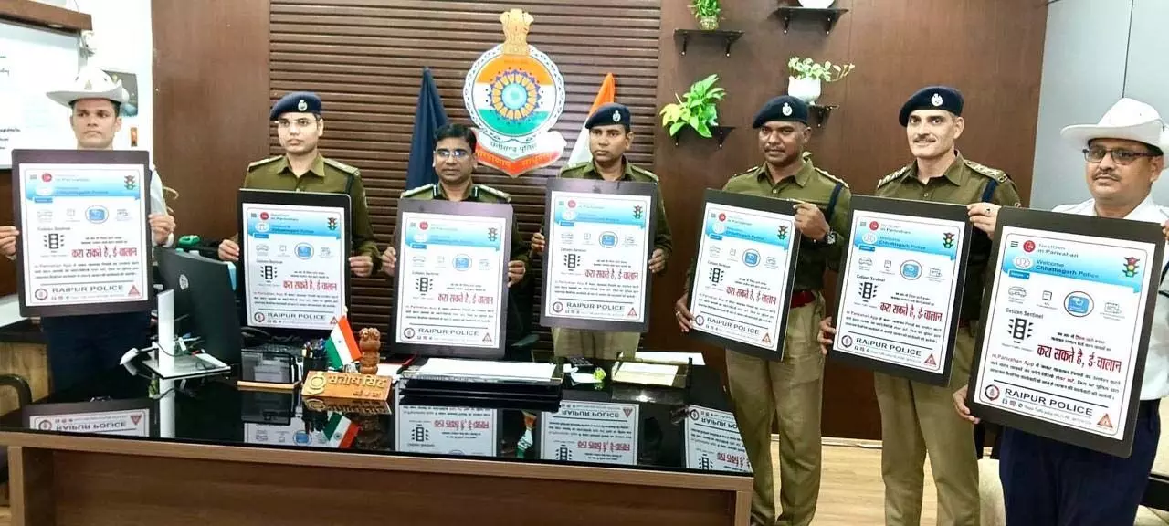 रायपुर SSP ने किया NIC द्वारा एम परिवहन एप्स का नया वर्जन लॉन्च