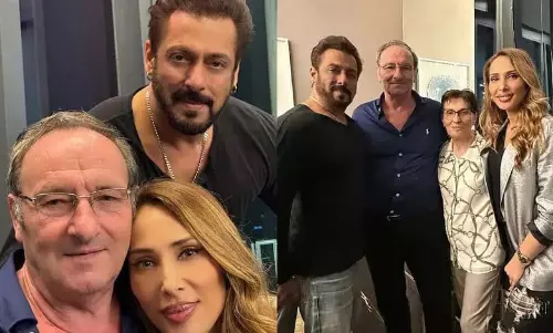 Yulia Vantur के पिता का जन्मदिन मनाकर सलमान खान मुंबई लौटे Yulia Vantur के पिता का जन्मदिन मनाकर सलमान खान मुंबई लौटे