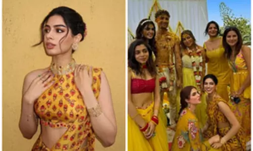 आलिया की हल्दी सेरेमनी में पहुंचीं खुशी कपूर, दिखाई झलक