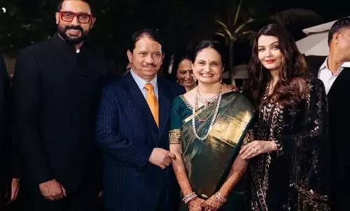 Abhishek, Aishwarya एक शादी में साथ दिखे Abhishek, Aishwarya एक शादी में साथ दिखे