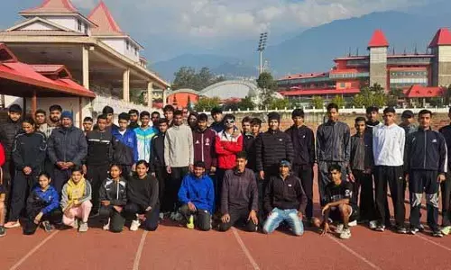Dharamsala में क्रॉस कंट्री प्रतियोगिता आयोजित