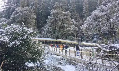 Shimla district में बर्फबारी के कारण 87 सड़कें यातायात के लिए अवरुद्ध Shimla district में बर्फबारी के कारण 87 सड़कें यातायात के लिए अवरुद्ध