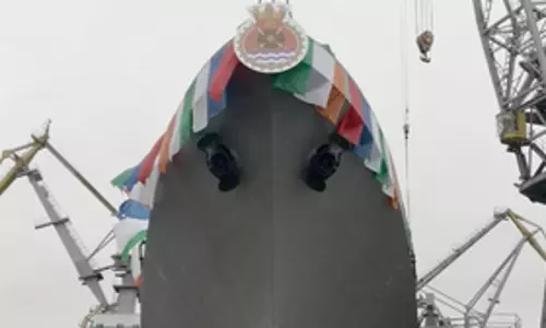रक्षा मंत्री सिंह आज Russia में नौसेना के नए फ्रिगेट आईएनएस तुशील को कमीशन करेंगे