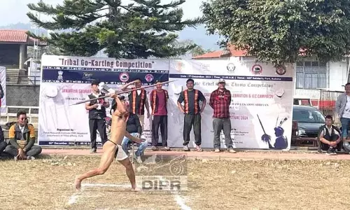 Nagaland : जनजातीय कार्य विभाग द्वारा राज्य स्तरीय भाला फेंक प्रतियोगिता का आयोजन Nagaland : जनजातीय कार्य विभाग द्वारा राज्य स्तरीय भाला फेंक प्रतियोगिता का आयोजन