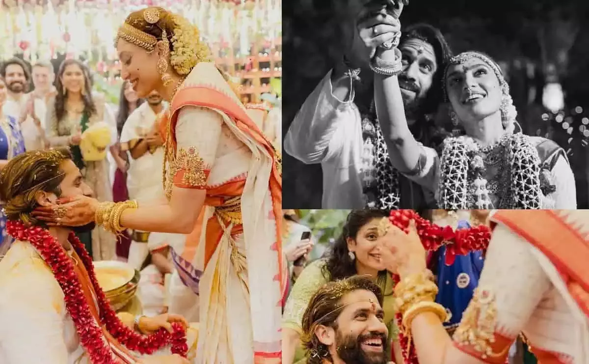 Naga Chaitanya-शोभिता धुलिपाला ने अपना विवाह एल्बम लॉन्च किया Naga Chaitanya-शोभिता धुलिपाला ने अपना विवाह एल्बम लॉन्च किया