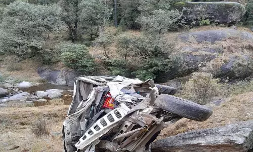 Himachal: सड़क दुर्घटना में स्कूल शिक्षक की मौत Himachal: सड़क दुर्घटना में स्कूल शिक्षक की मौत
