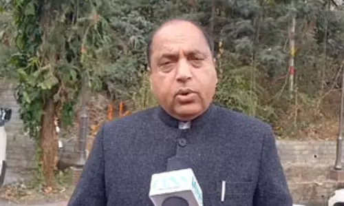 हिमाचल में कांग्रेस के लिए जश्न मनाने जैसा कुछ नहीं, लोगों को सिर्फ धोखा दिया : जयराम ठाकुर हिमाचल में कांग्रेस के लिए जश्न मनाने जैसा कुछ नहीं, लोगों को सिर्फ धोखा दिया : जयराम ठाकुर