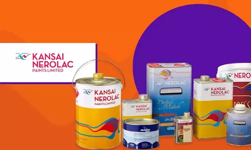 Kansai Nerolac Paints शेयर की कीमत में -4.50% कम