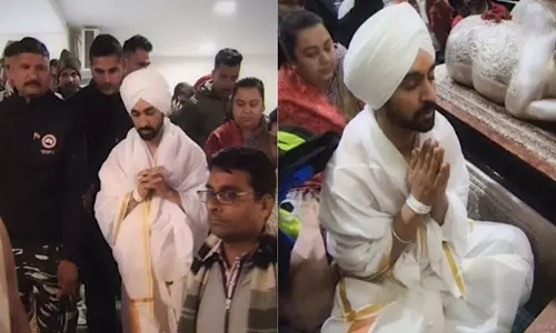 दिलजीत दोसांझ ने Ujjain के महाकालेश्वर मंदिर में आशीर्वाद लिया