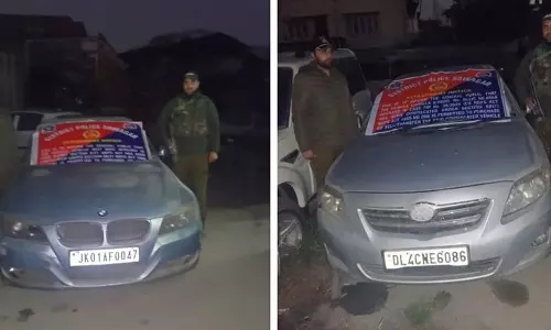 Srinagar: पुलिस ने किया मादक पदार्थों के व्यापार से खरीदा गया वाहन जब्त