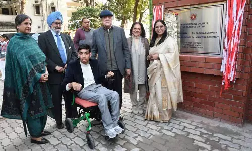Chandigarh: ट्रिब्यून स्कूल को बास्केटबॉल कोर्ट मिला Chandigarh: ट्रिब्यून स्कूल को बास्केटबॉल कोर्ट मिला