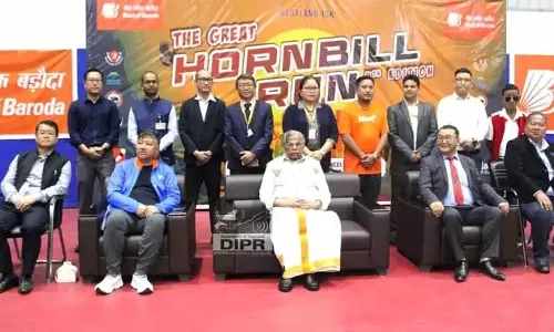 Nagaland : गवर्नर ला गणेशन ने महान हॉर्नबिल रन के चौथे संस्करण को हरी झंडी दिखाई