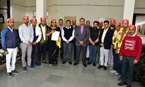 Baran: पदोन्नत मंत्रालयिक कार्मिकों का सम्मान