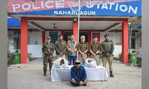Arunachal पुलिस ने नाहरलागुन में 6.5 किलोग्राम से अधिक गांजा जब्त Arunachal पुलिस ने नाहरलागुन में 6.5 किलोग्राम से अधिक गांजा जब्त