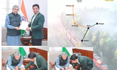 Sikkim : रेलवे मेली-डेंटम रेल संपर्क के लिए प्रारंभिक अध्ययन करेगा Sikkim : रेलवे मेली-डेंटम रेल संपर्क के लिए प्रारंभिक अध्ययन करेगा