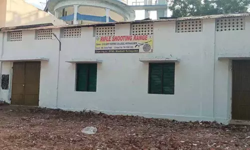 Kothagudem में इनडोर राइफल शूटिंग रेंज बनेगी