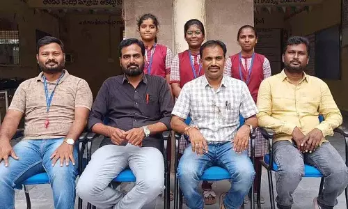 Mancherial मॉडल स्कूल के चार छात्र अंडर-19 वॉलीबॉल प्रतियोगिता के लिए चयनित