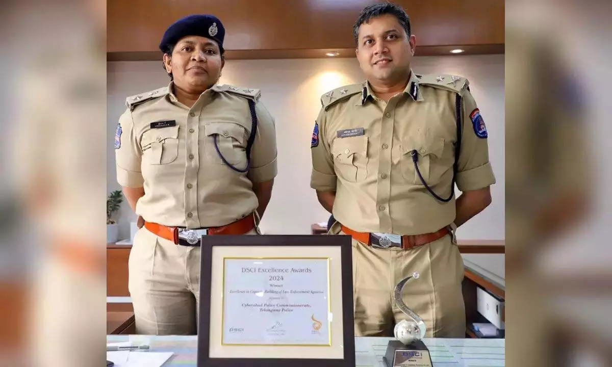 Cyberabad Police कमिश्नरेट को डीएससीआई उत्कृष्टता पुरस्कार 2024 प्राप्त हुआ