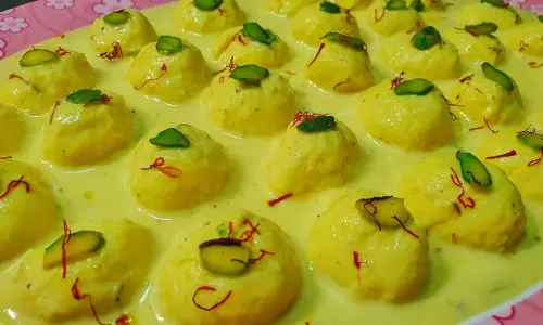 रबड़ी रसगुल्ला की रेसिपी