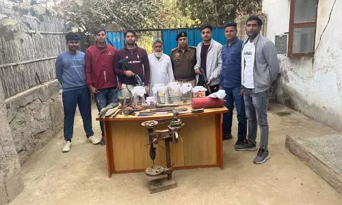 Nuh में अवैध हथियार मरम्मत ठिकाने पर छापा, एक गिरफ्तार