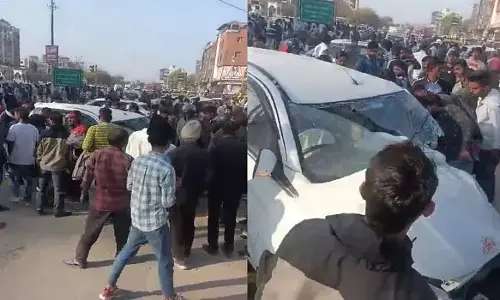 मुख्यमंत्री का काफिला हादसे का शिकार, मचा हड़कंप, VIDEO