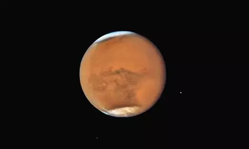 Mars पर धूप वाले दिन मौसम की चेतावनी: आगे धूल भरी आंधी आएगी! Mars पर धूप वाले दिन मौसम की चेतावनी: आगे धूल भरी आंधी आएगी!