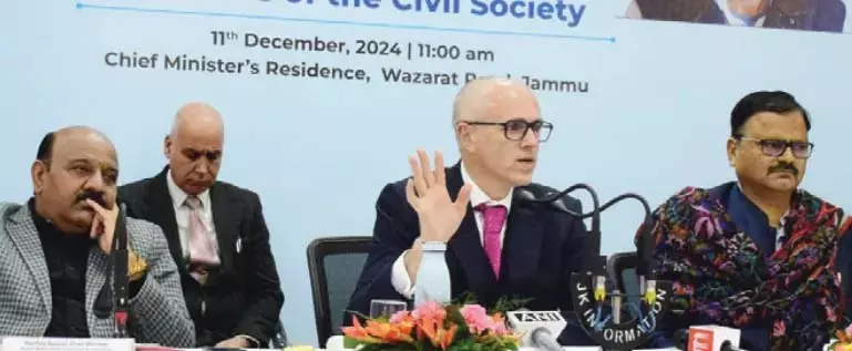 CM Omar: हमारी सरकार हर जम्मू-कश्मीर नागरिक की CM Omar: हमारी सरकार हर जम्मू-कश्मीर नागरिक की