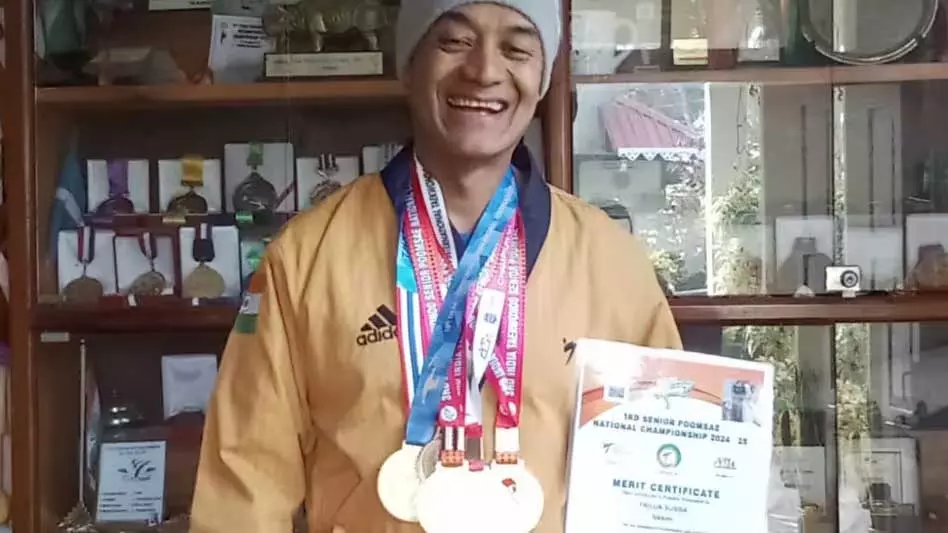 Sikkim : ताइक्वांडो स्वर्ण पदकों के साथ सिक्किम को गौरवान्वित करेंगे Sikkim : ताइक्वांडो स्वर्ण पदकों के साथ सिक्किम को गौरवान्वित करेंगे