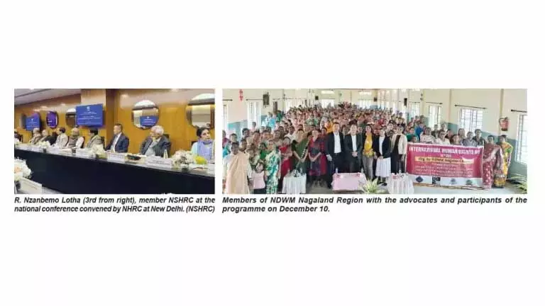 Nagaland : मानवाधिकार दिवस पर जागरूकता कार्यक्रम आयोजित Nagaland : मानवाधिकार दिवस पर जागरूकता कार्यक्रम आयोजित