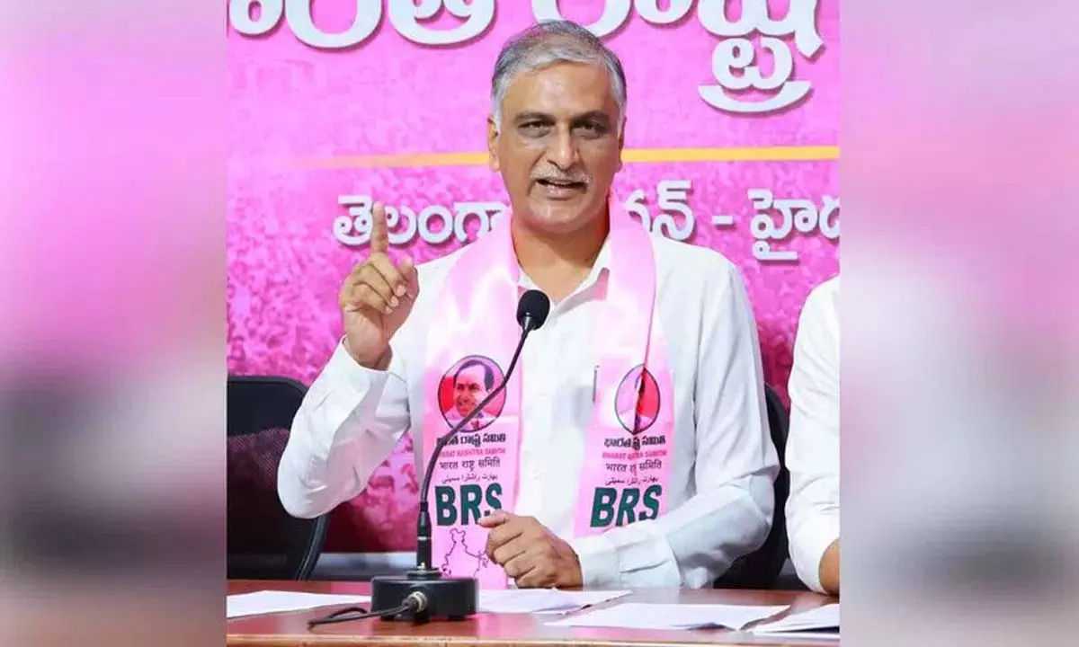 Harish Rao: आरबीआई की रिपोर्ट ने कांग्रेस के दुष्प्रचार को किया उजागर Harish Rao: आरबीआई की रिपोर्ट ने कांग्रेस के दुष्प्रचार को किया उजागर