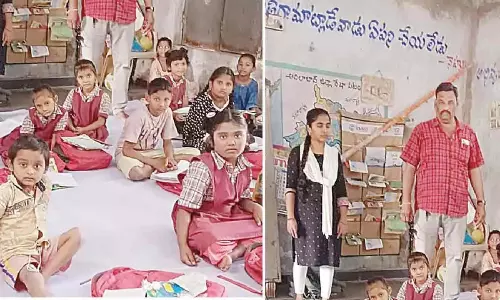 Telangana: एसपीएम जीएम ने छात्रों के लिए फेल्ट उपलब्ध कराया Telangana: एसपीएम जीएम ने छात्रों के लिए फेल्ट उपलब्ध कराया