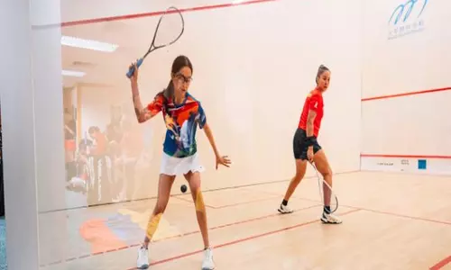 World Squash Team Championship: भारत की महिला टीम रिकॉर्ड चैंपियन ऑस्ट्रेलिया को हराकर क्वार्टर फाइनल में पहुंची World Squash Team Championship: भारत की महिला टीम रिकॉर्ड चैंपियन ऑस्ट्रेलिया को हराकर क्वार्टर फाइनल में पहुंची