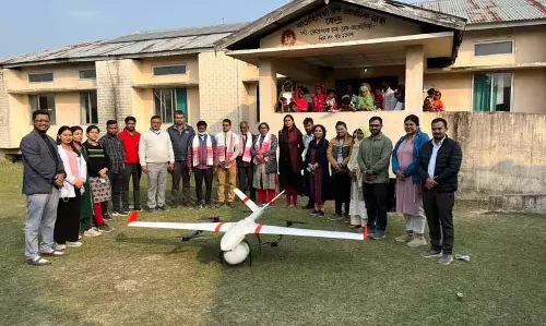Assam :  एम्स गुवाहाटी ने कामरूप स्वास्थ्य शिविर में अभिनव ड्रोन हेल्थकेयर का शुभारंभ किया