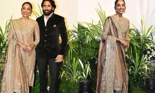 Sobhita Dhulipala ने शादी में हैदराबादी खादा दुपट्टा पहना Sobhita Dhulipala ने शादी में हैदराबादी खादा दुपट्टा पहना