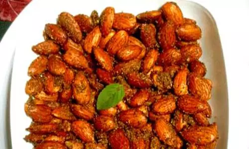 चोंके बादाम की रेसिपी