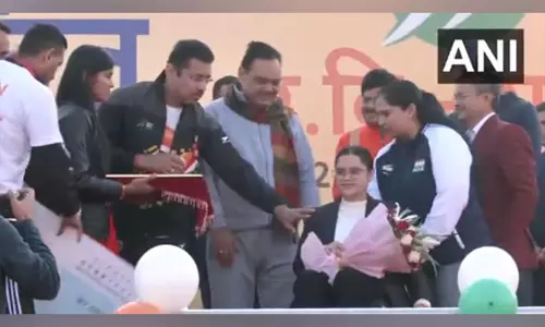 Rajasthan CM ने रन फॉर विकसित राजस्थान कार्यक्रम में पेरिस पैरालंपिक पदक विजेताओं को सम्मानित किया