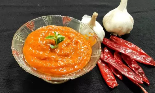 लसन लाल मिर्च चटनी रेसिपी