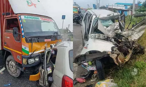 Coimbatore: कार दुर्घटना में दंपति और दो महीने के पोते की मौत