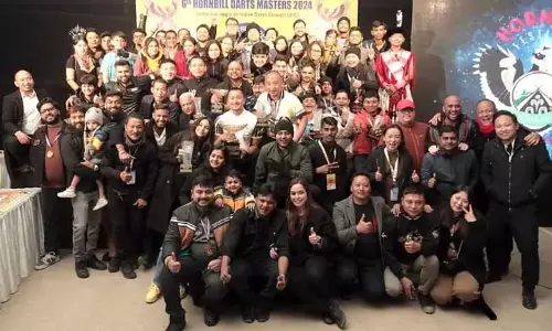 Nagaland :  विक्टर केविलहौथी योमे ने हॉर्नबिल डार्ट्स मास्टर्स 2024 जीता