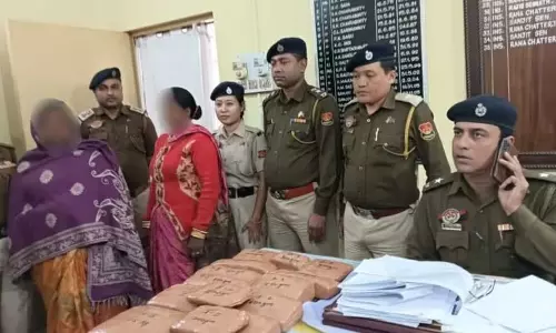 Tripura : अगरतला रेलवे स्टेशन पर एक लाख रुपये के गांजे के साथ दो महिलाएं गिरफ्तार