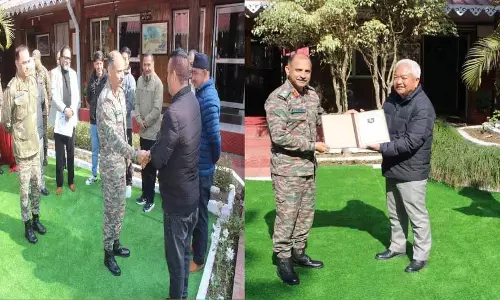 Sikkim में सड़क पुनर्निर्माण प्रयासों के लिए प्रमाण पत्र प्राप्त हुआ