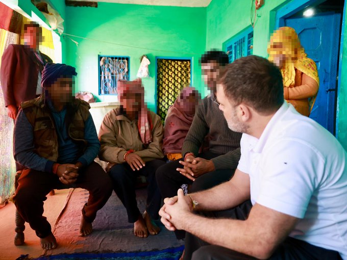 Rahul Gandhi ने हाथरस में रेप पीड़िता के परिवार से की मुलाकात, एक्स पर किया पोस्ट