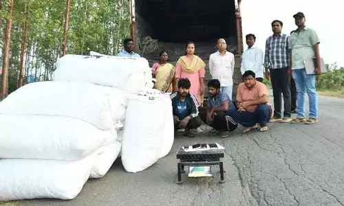 Telangana-Andhra सीमा पर 1000 किलोग्राम गांजा जब्त, तीन गिरफ्तार