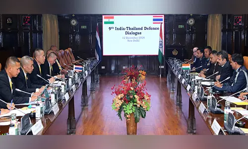 9th India-थाईलैंड रक्षा वार्ता में द्विपक्षीय रक्षा सहयोग को बढ़ावा देने के लिए नई पहलों की संभावना तलाशी 9th India-थाईलैंड रक्षा वार्ता में द्विपक्षीय रक्षा सहयोग को बढ़ावा देने के लिए नई पहलों की संभावना तलाशी