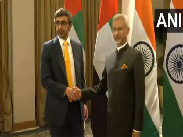Jaishankar ने चौथे भारत-यूएई रणनीतिक वार्ता में यूएई के समकक्ष से मुलाकात की Jaishankar ने चौथे भारत-यूएई रणनीतिक वार्ता में यूएई के समकक्ष से मुलाकात की