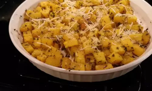 भुना हुआ लहसुन बटरनट स्क्वैश रेसिपी