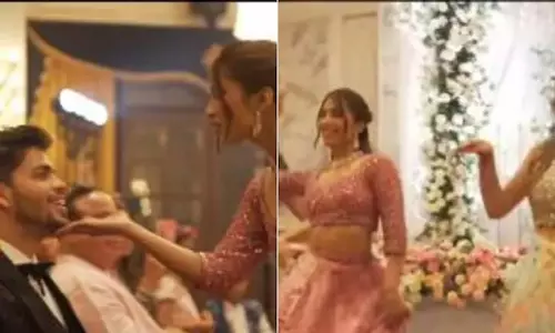 सालियों ने जीजा जी के लिए किया ऐसा जोरदार डांस, धड़ल्ले से वारयल हुआ VIDEO सालियों ने जीजा जी के लिए किया ऐसा जोरदार डांस, धड़ल्ले से वारयल हुआ VIDEO